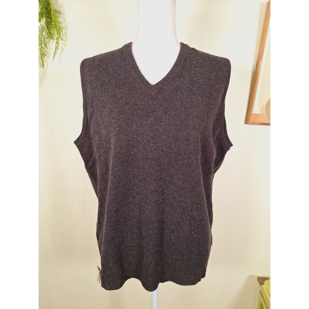 Lord Jeff Men's 100% Virgin Lambswool Sweater Vest XL